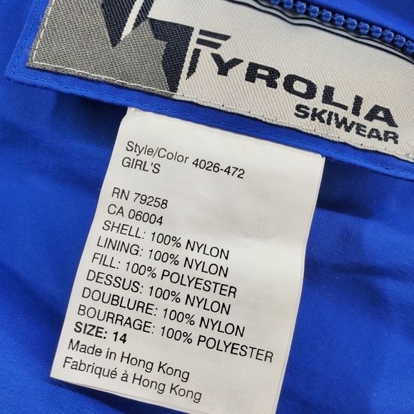 Vtg Y2K Tyrolia Ski Jacket 14Y Wmns SP Reversible Fitted Sunburst Buffalo Plaid - Picture 9 of 16